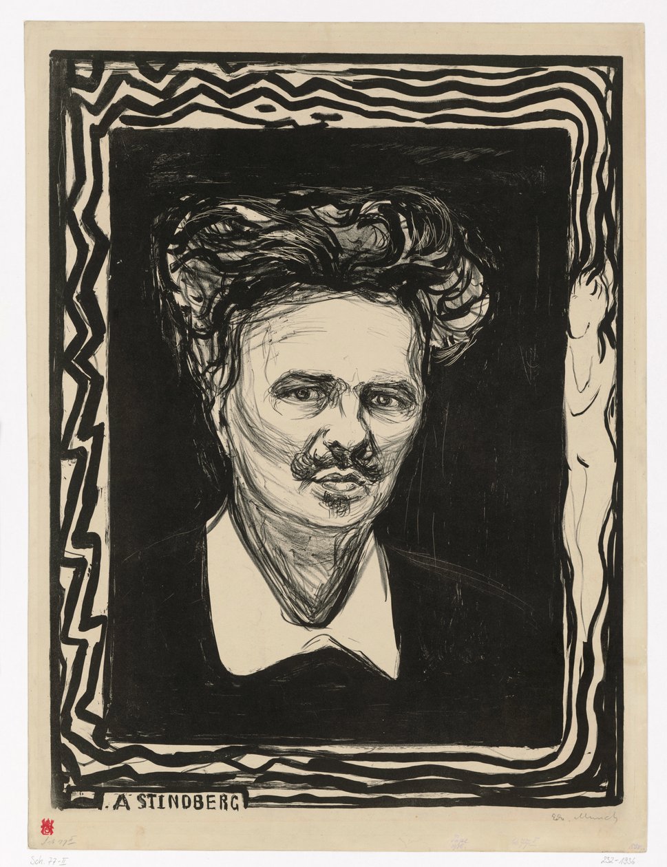 August Strindberg tekijältä Edvard Munch