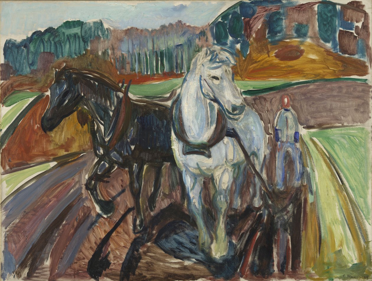 Syksyinen kyntö tekijältä Edvard Munch