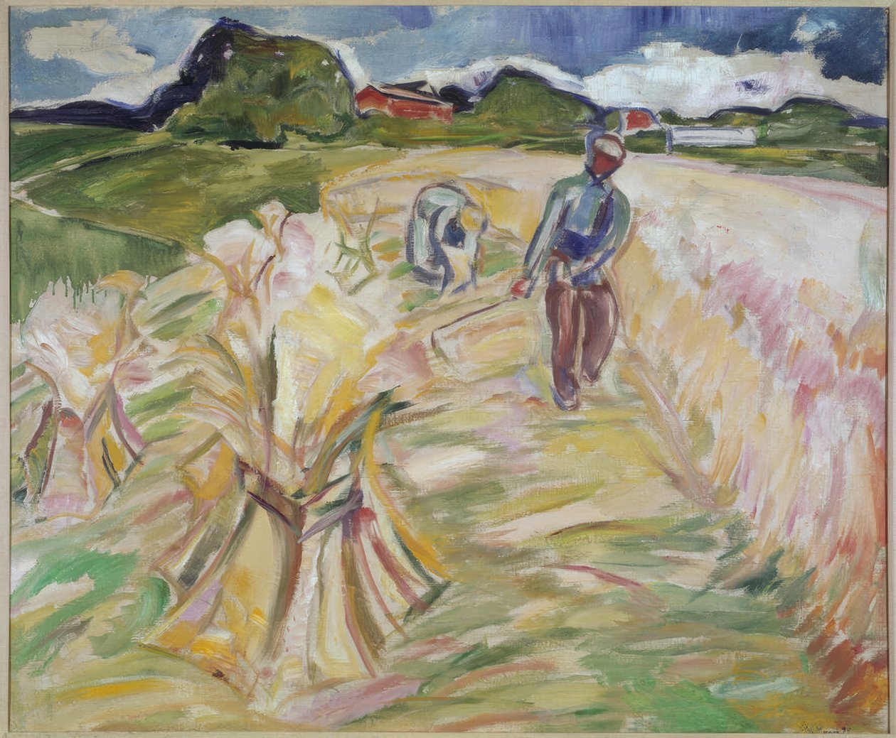 Vehnäpelto tekijältä Edvard Munch