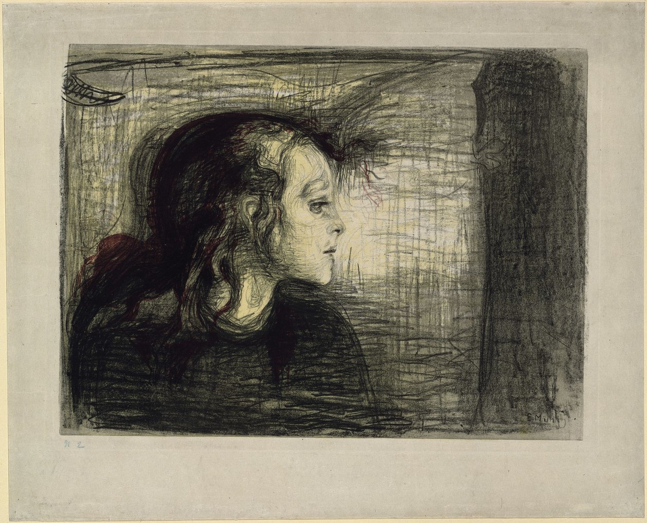 Sairas lapsi I tekijältä Edvard Munch