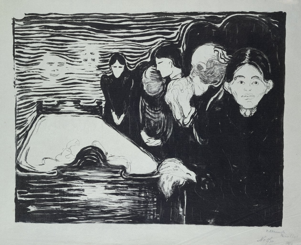 Death Throes tekijältä Edvard Munch