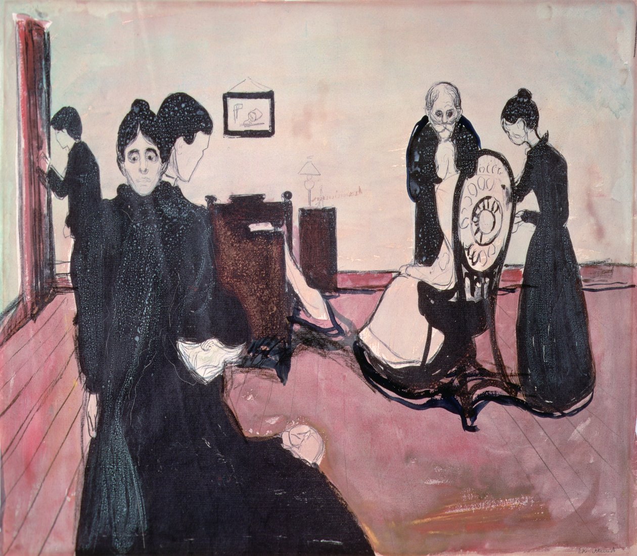 Kuolema sairashuoneessa tekijältä Edvard Munch