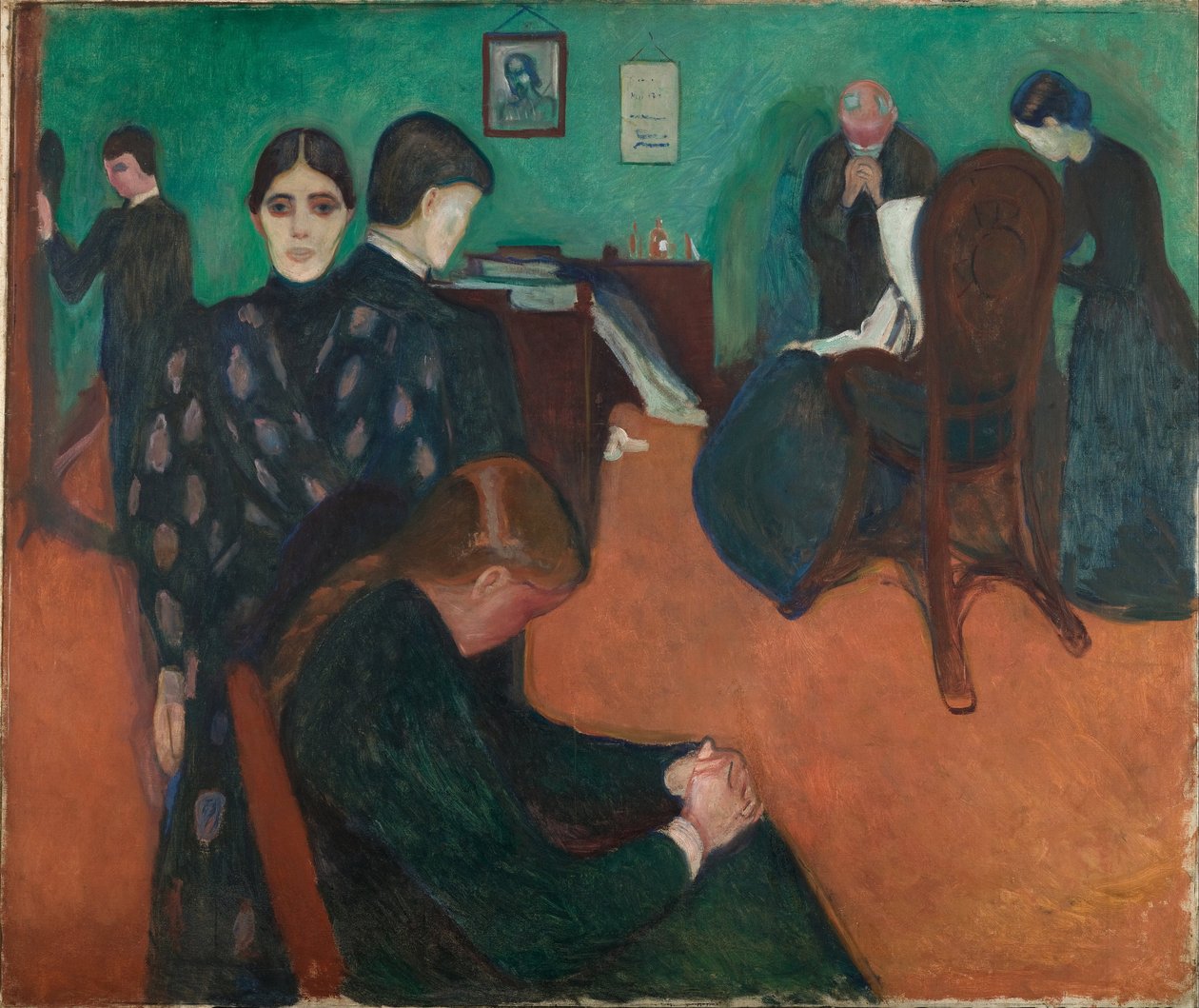 Kuolema sairastuvalla tekijältä Edvard Munch