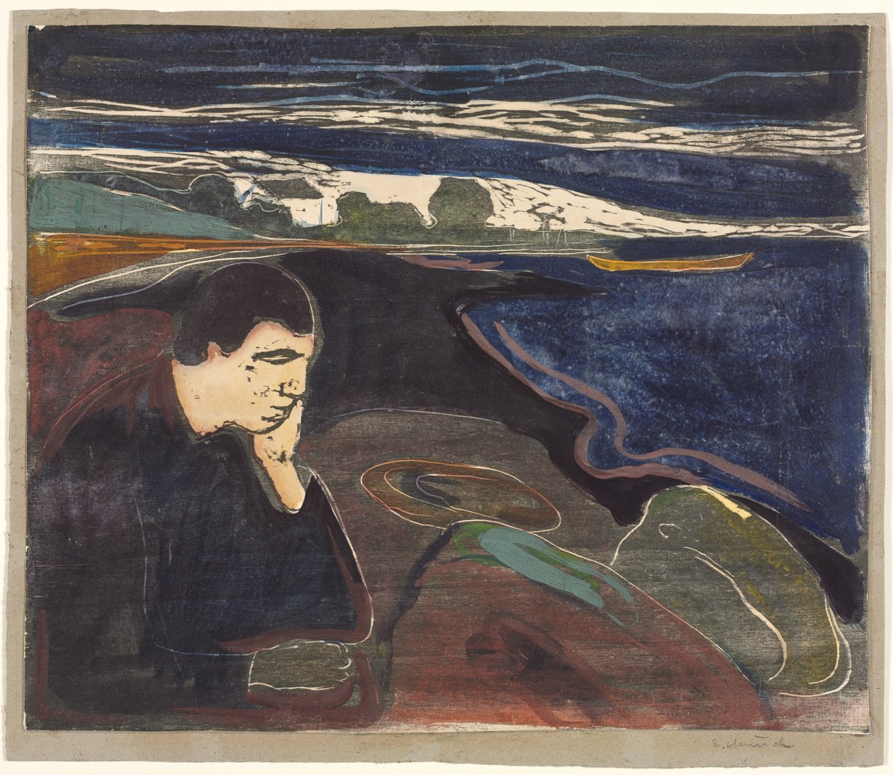 Iltaa, Melankolia I tekijältä Edvard Munch