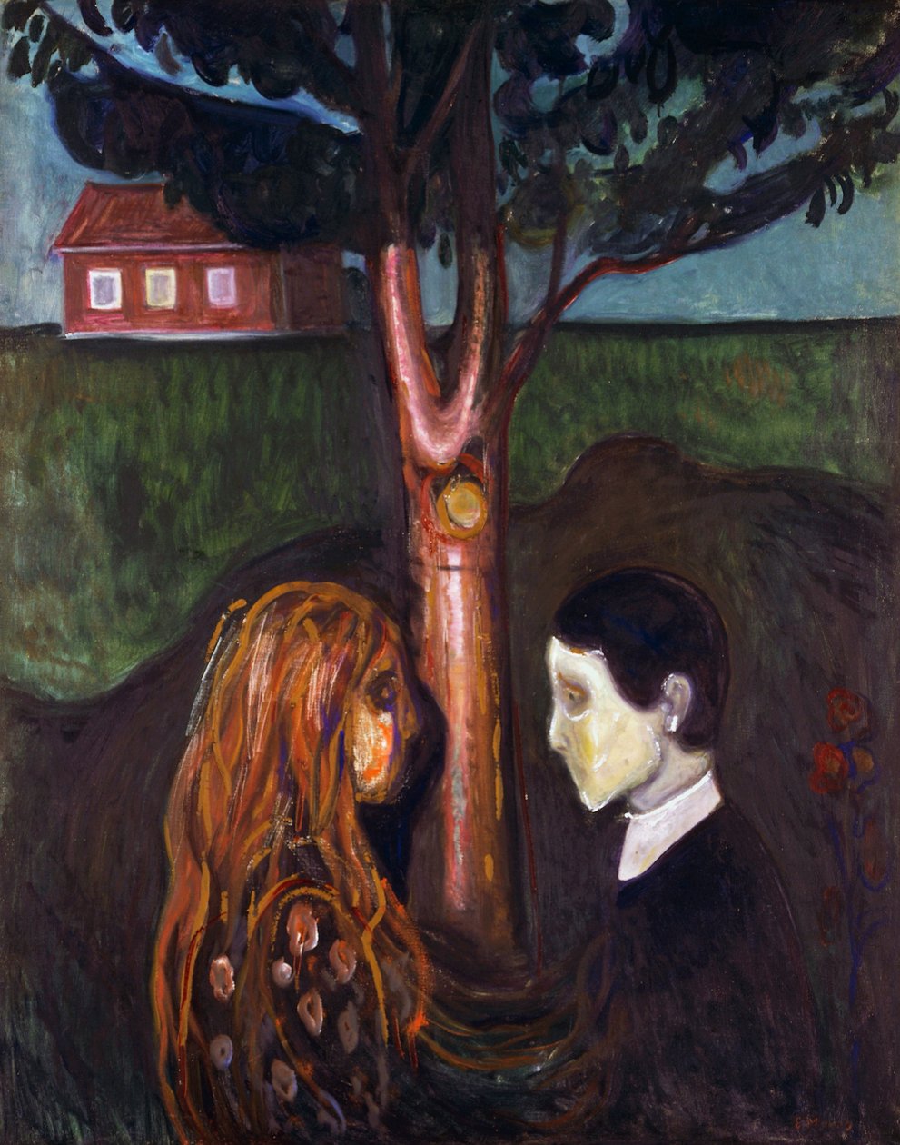 Silmät silmissä tekijältä Edvard Munch