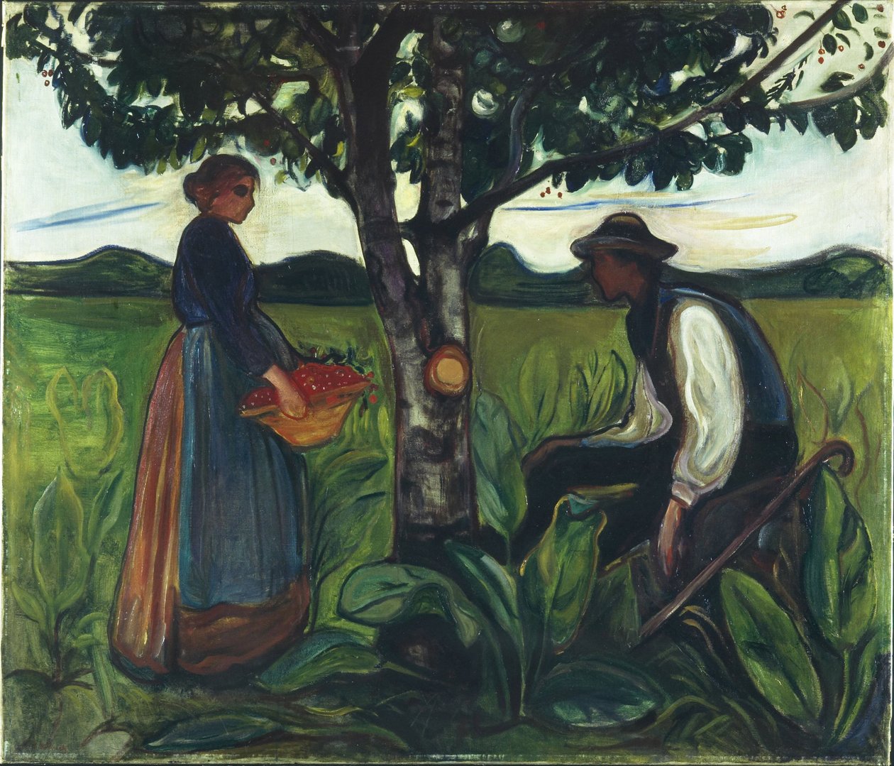 Hedelmällisyys, n. 1899-1900 tekijältä Edvard Munch