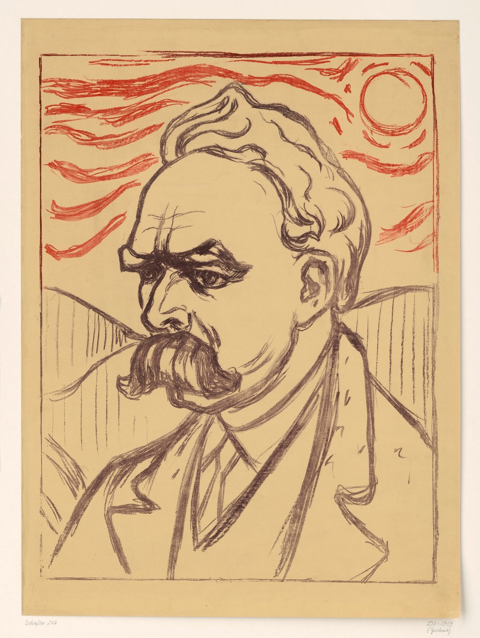 Friedrich Nietzsche tekijältä Edvard Munch