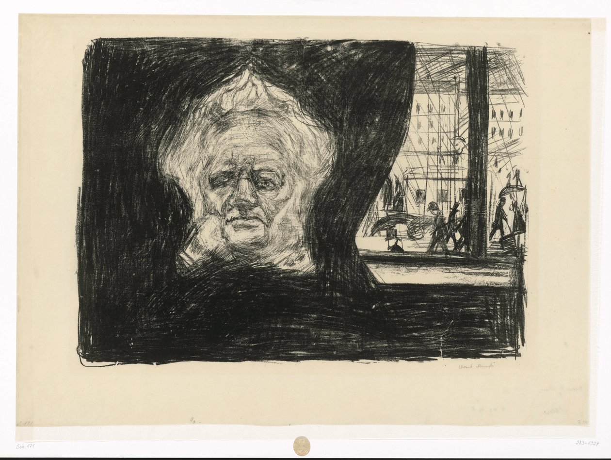 Henrik Ibsen Grand Hotelin kahvilassa tekijältä Edvard Munch