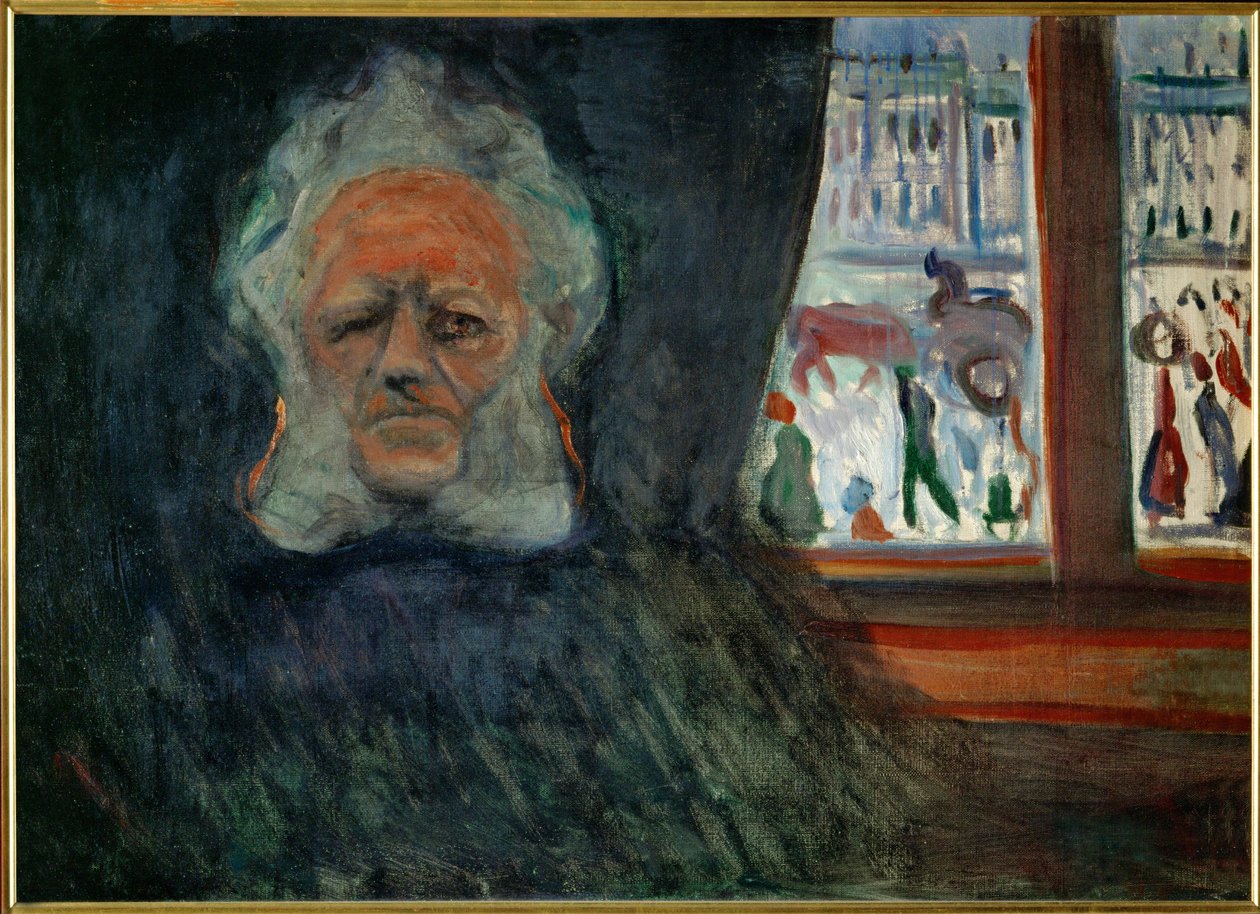 Henrik Ibsen, runoilija. 1898 (öljy kankaalle) tekijältä Edvard Munch
