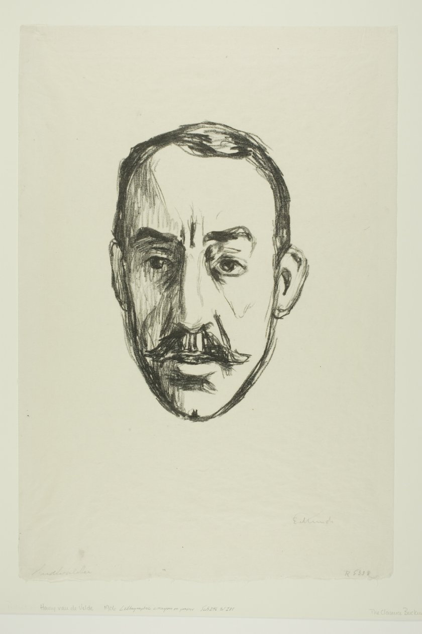 Henry van de Velde tekijältä Edvard Munch