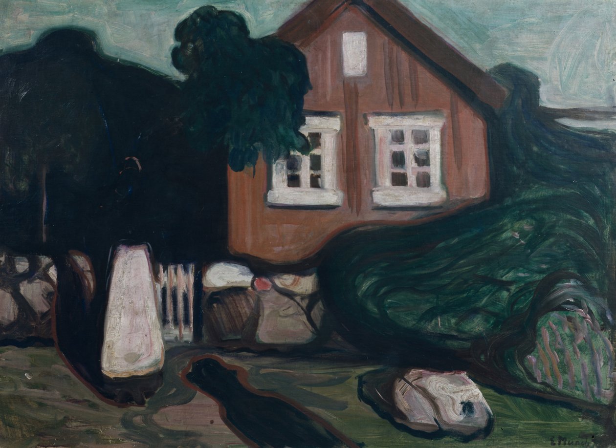 Talo kuunvalossa tekijältä Edvard Munch