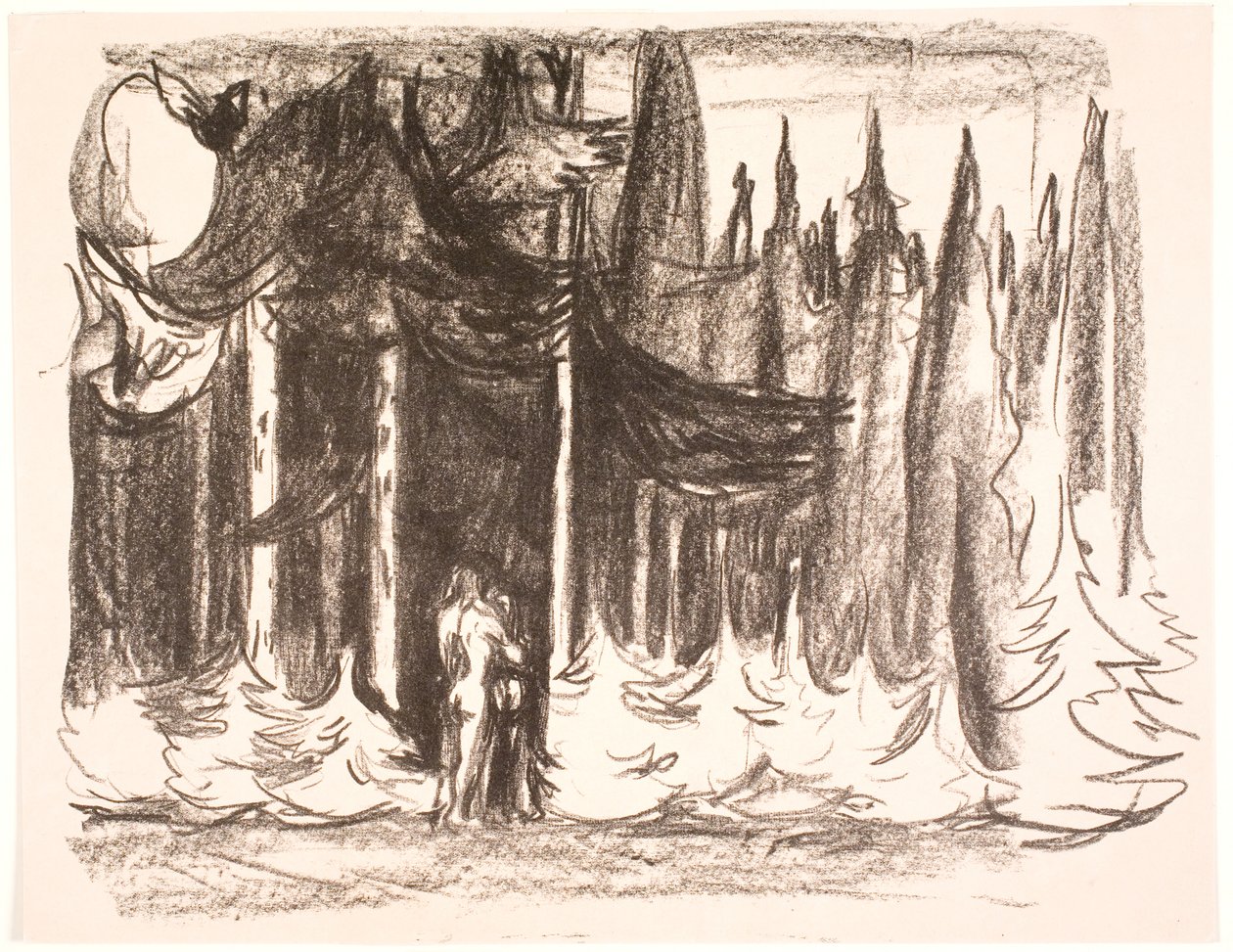 Metsässä tekijältä Edvard Munch