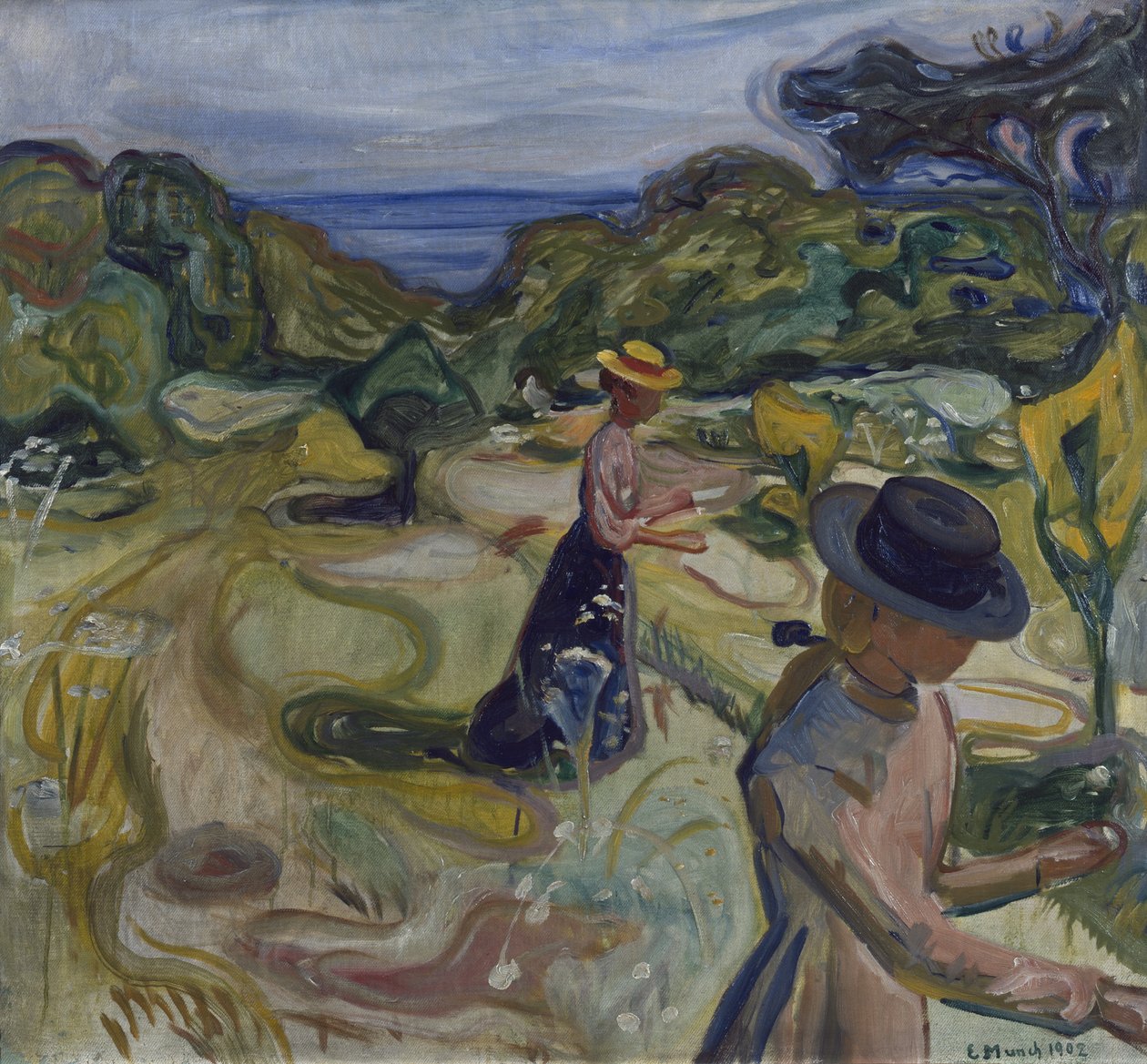Puutarhassa tekijältä Edvard Munch