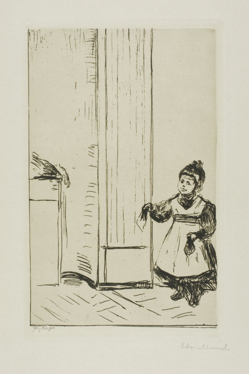 Sisätilat lapsen kanssa. Lothar Linde tekijältä Edvard Munch