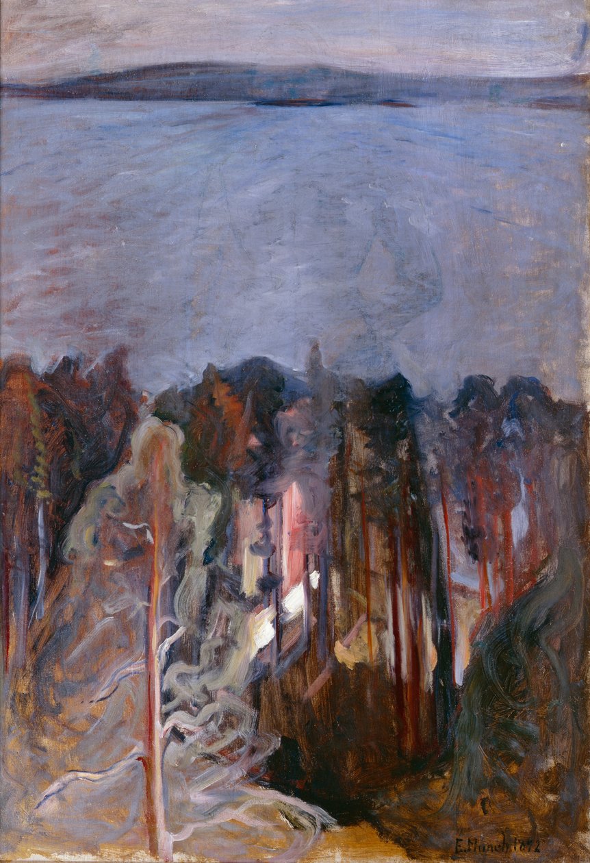 Maisema tekijältä Edvard Munch
