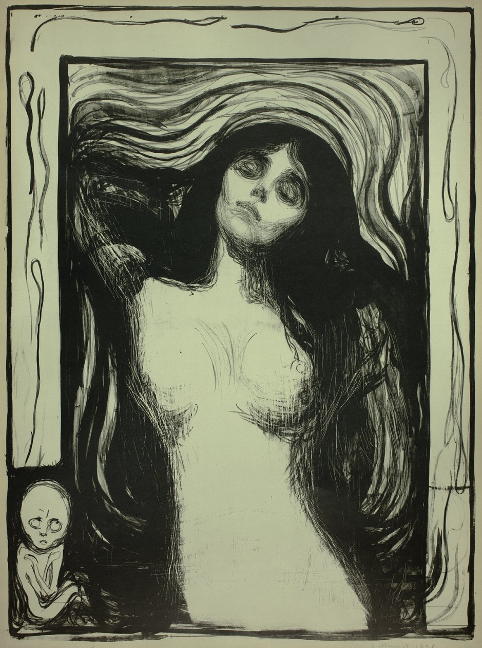madonna tekijältä Edvard Munch