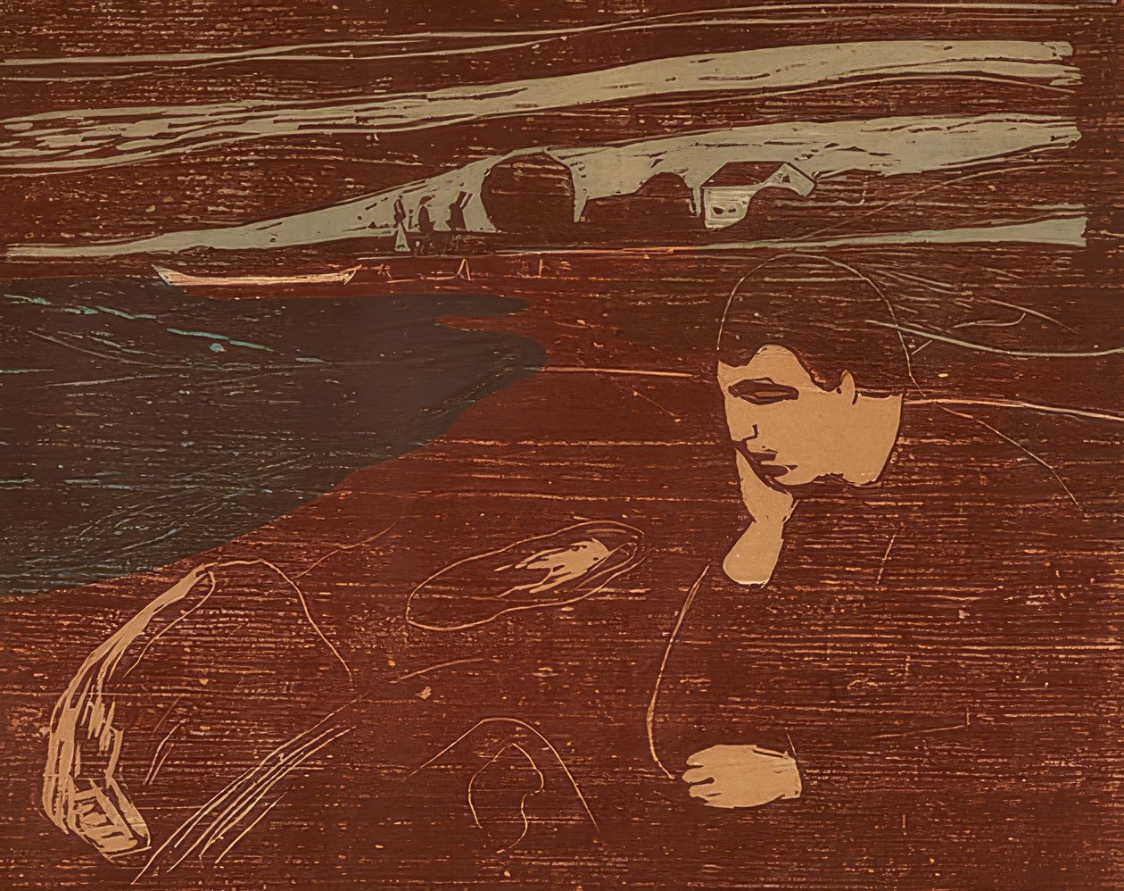 Melankolia III. 1902 tekijältä Edvard Munch