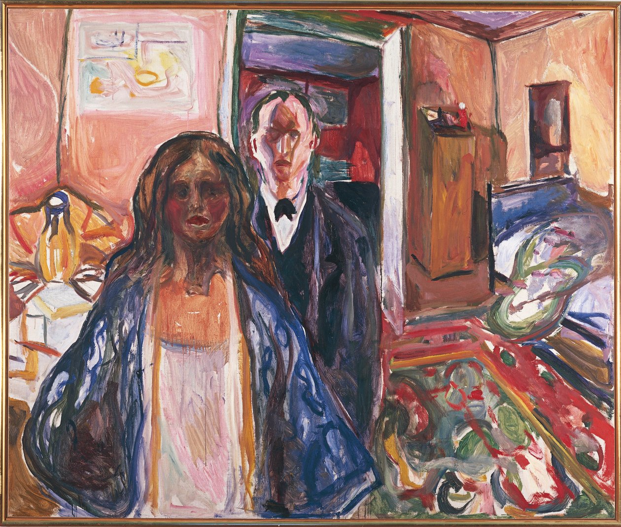 Norja, Oslo, Taiteilija ja malli tekijältä Edvard Munch