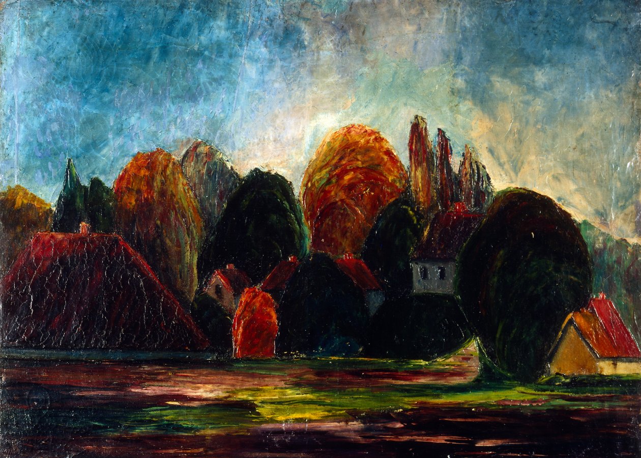 Norjan maisema tekijältä Edvard Munch