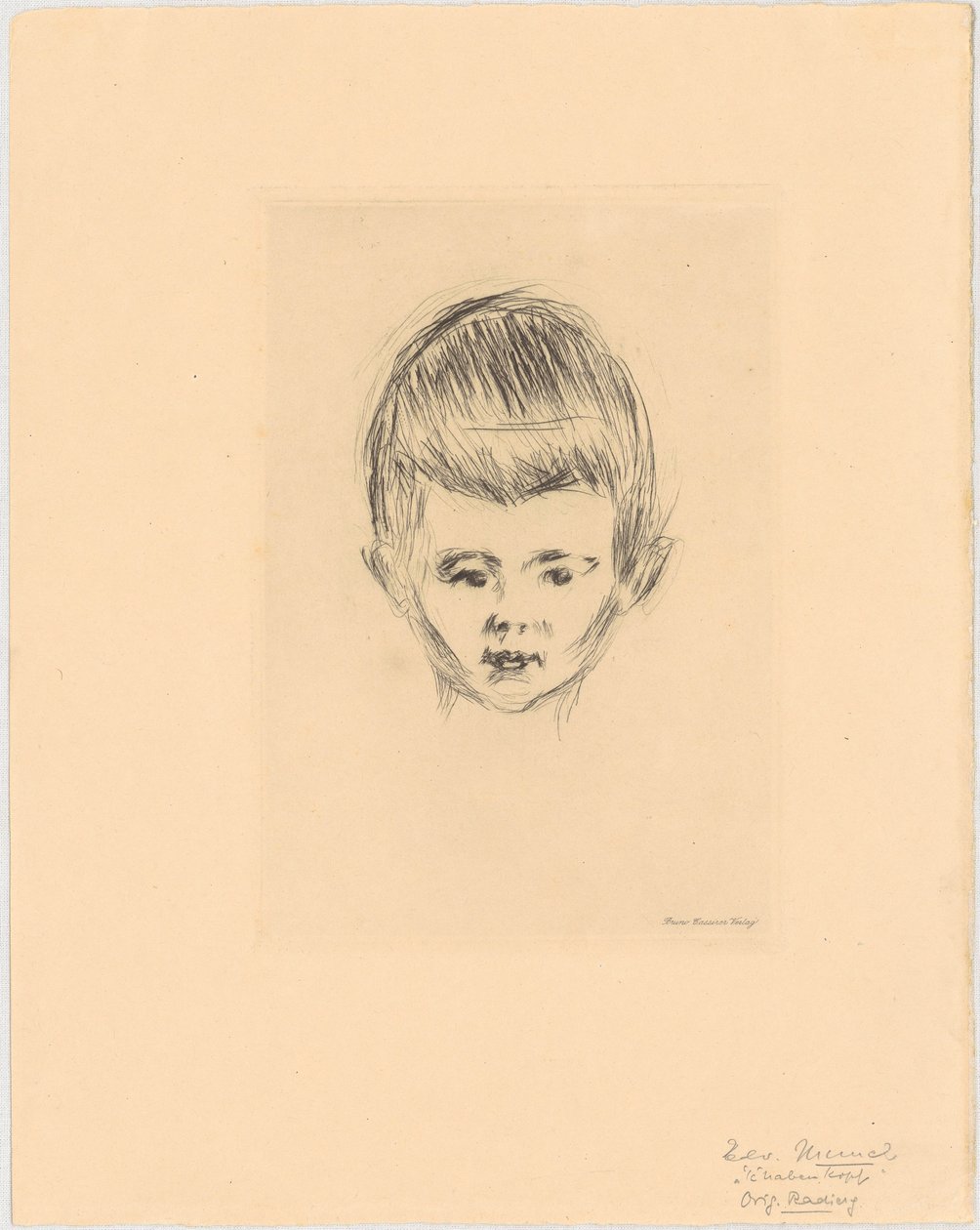 Andreas Schwarzin muotokuva tekijältä Edvard Munch
