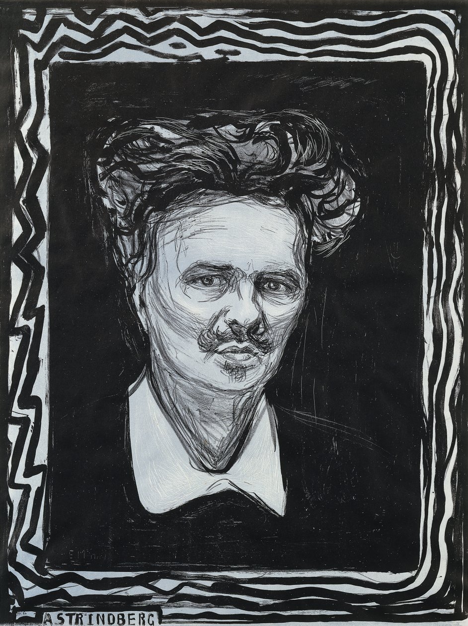 muotokuva Strindberg; Muotokuva Strindberg tekijältä Edvard Munch