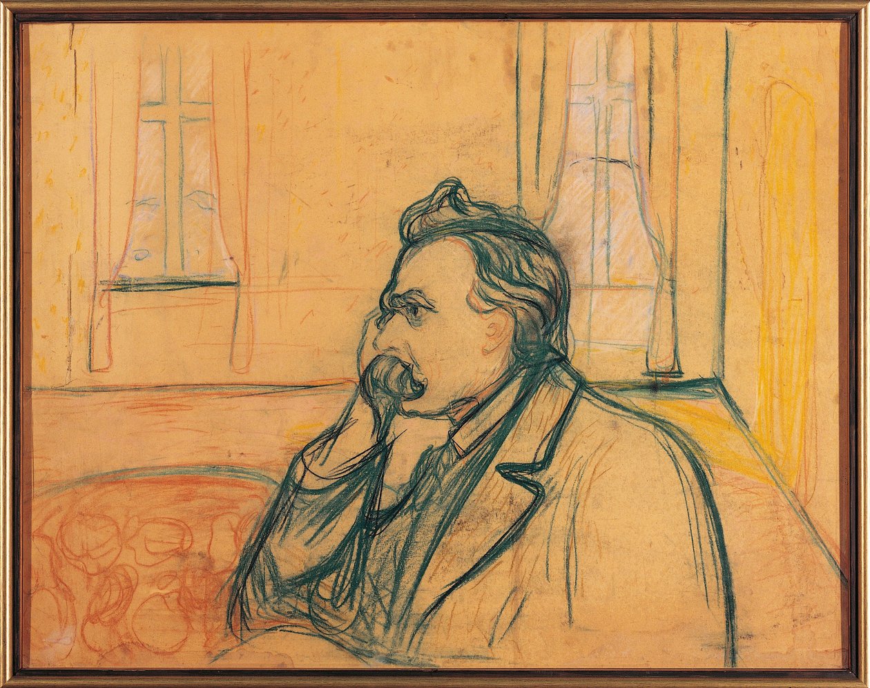 Friedrich Nietzschen muotokuva tekijältä Edvard Munch