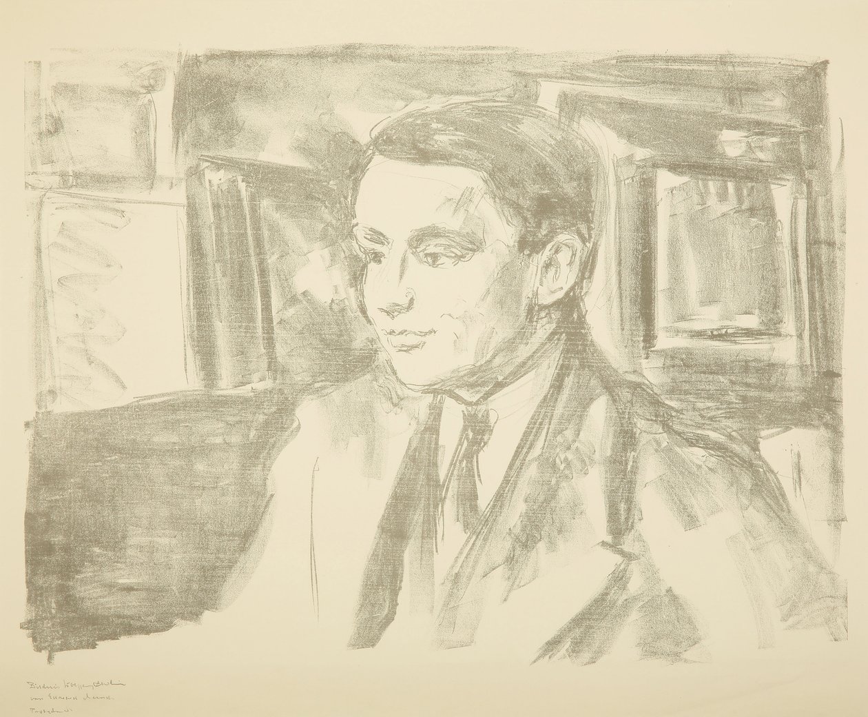 Wolfgang Gurlittin muotokuva, 1912. tekijältä Edvard Munch
