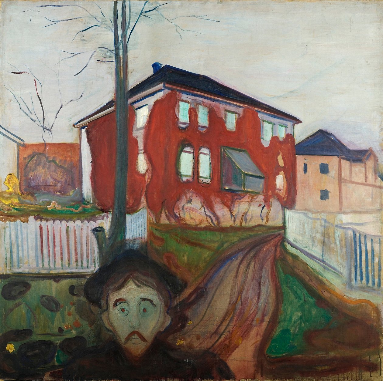 Punainen Virginia Creeper tekijältä Edvard Munch