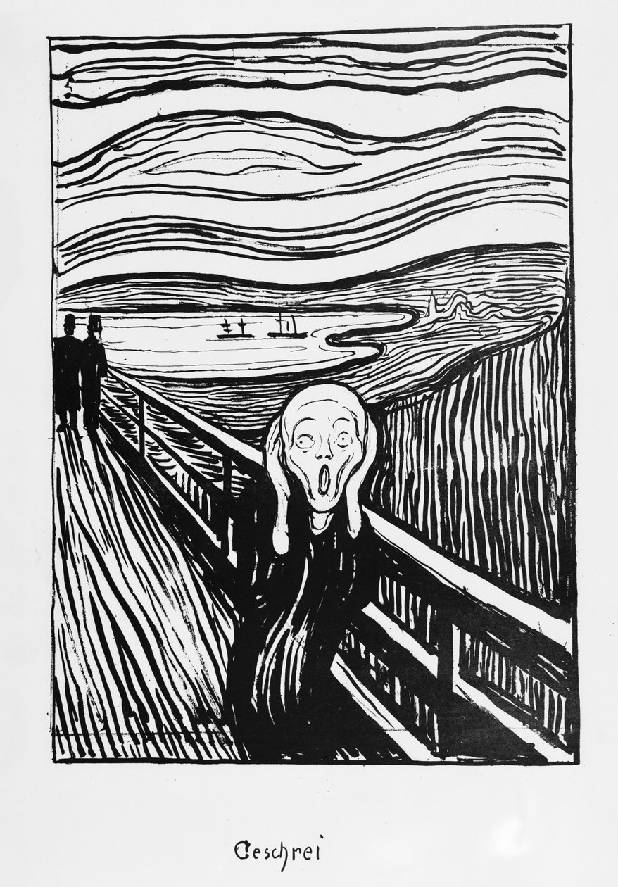 Huutaa tekijältä Edvard Munch