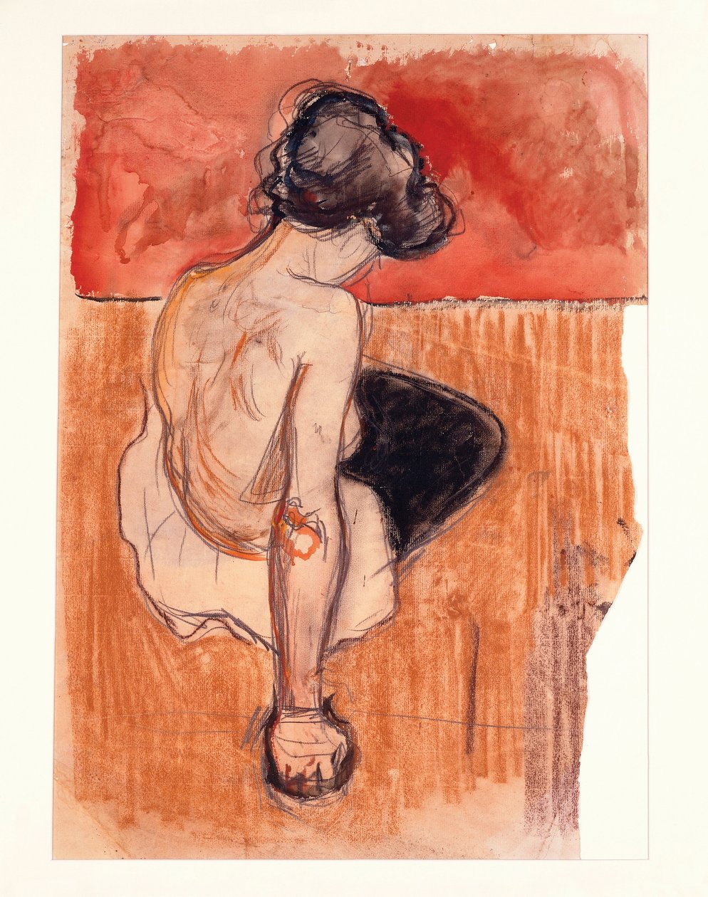 Istuva malli tekijältä Edvard Munch
