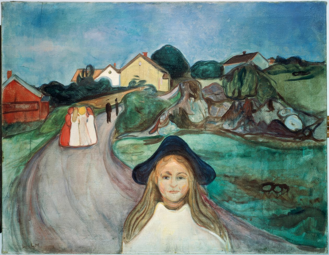 Asgardstrandin katu tekijältä Edvard Munch