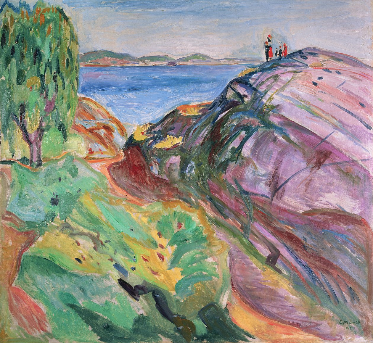 Kesä meren rannalla, Krager tekijältä Edvard Munch