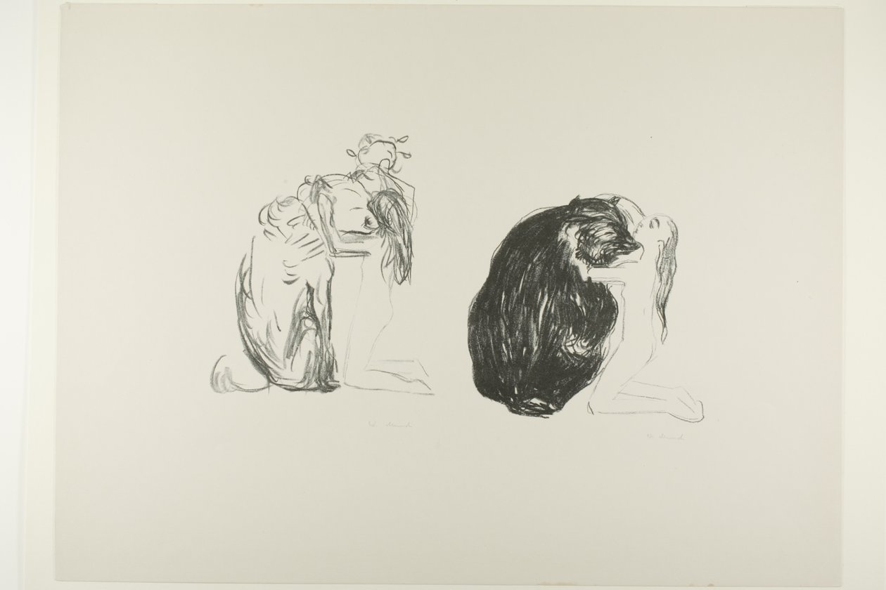 Karhu, Alfalta ja Omegalta tekijältä Edvard Munch