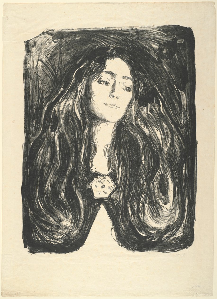 Rintaneula. Eva Mudocci tekijältä Edvard Munch
