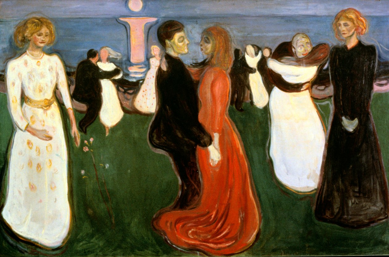Elämän tanssi, 1899-1900. tekijältä Edvard Munch