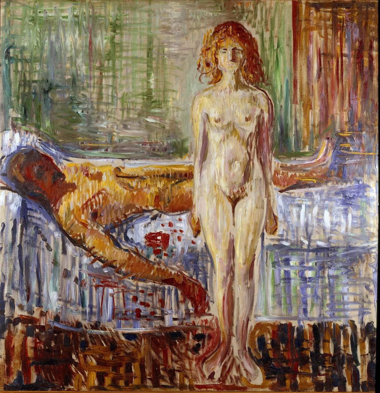 Edvard Munchin maalaus Marat II:n kuolema (1863-1944) tekijältä Edvard Munch