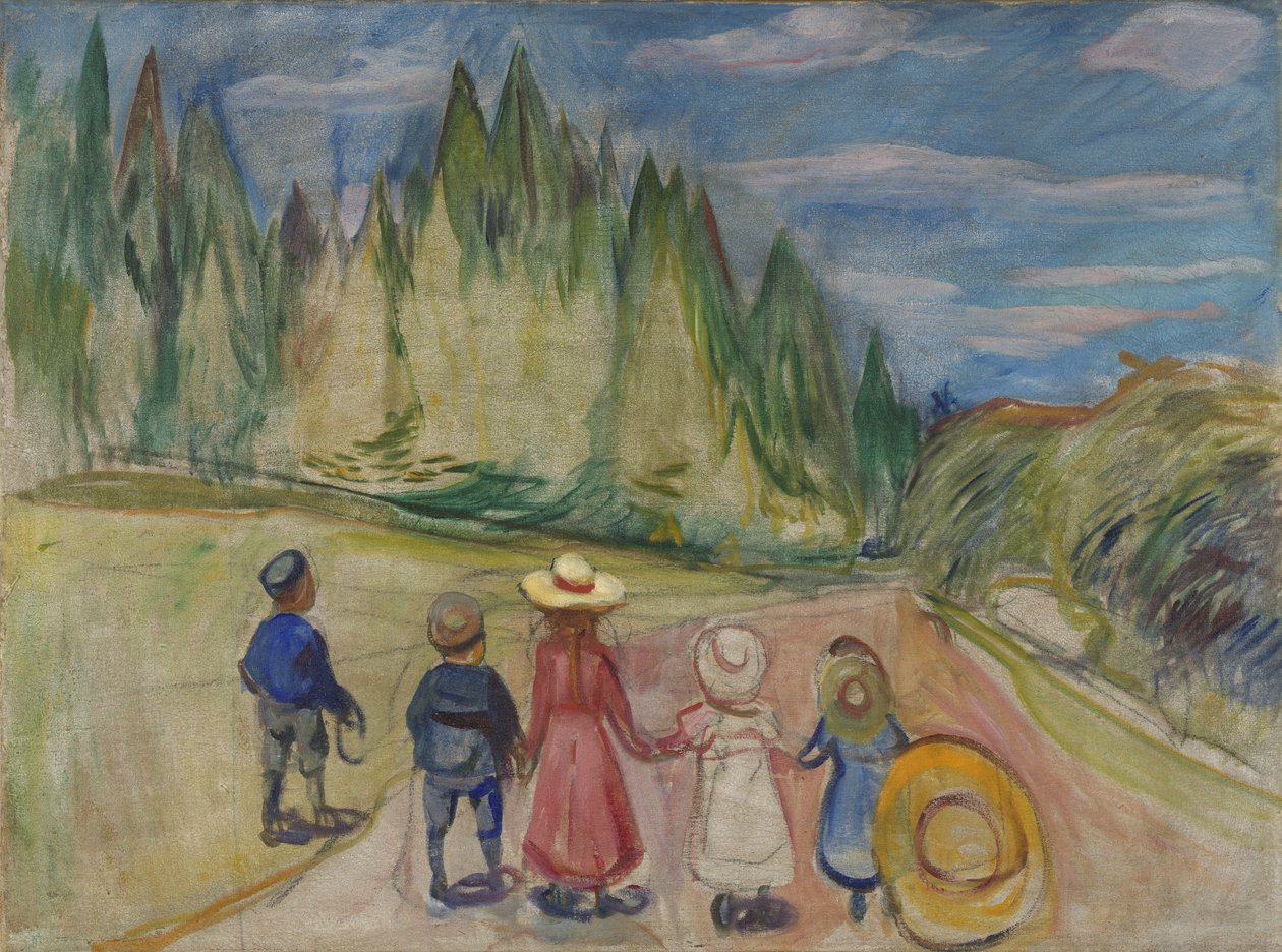 Satujen metsä tekijältä Edvard Munch