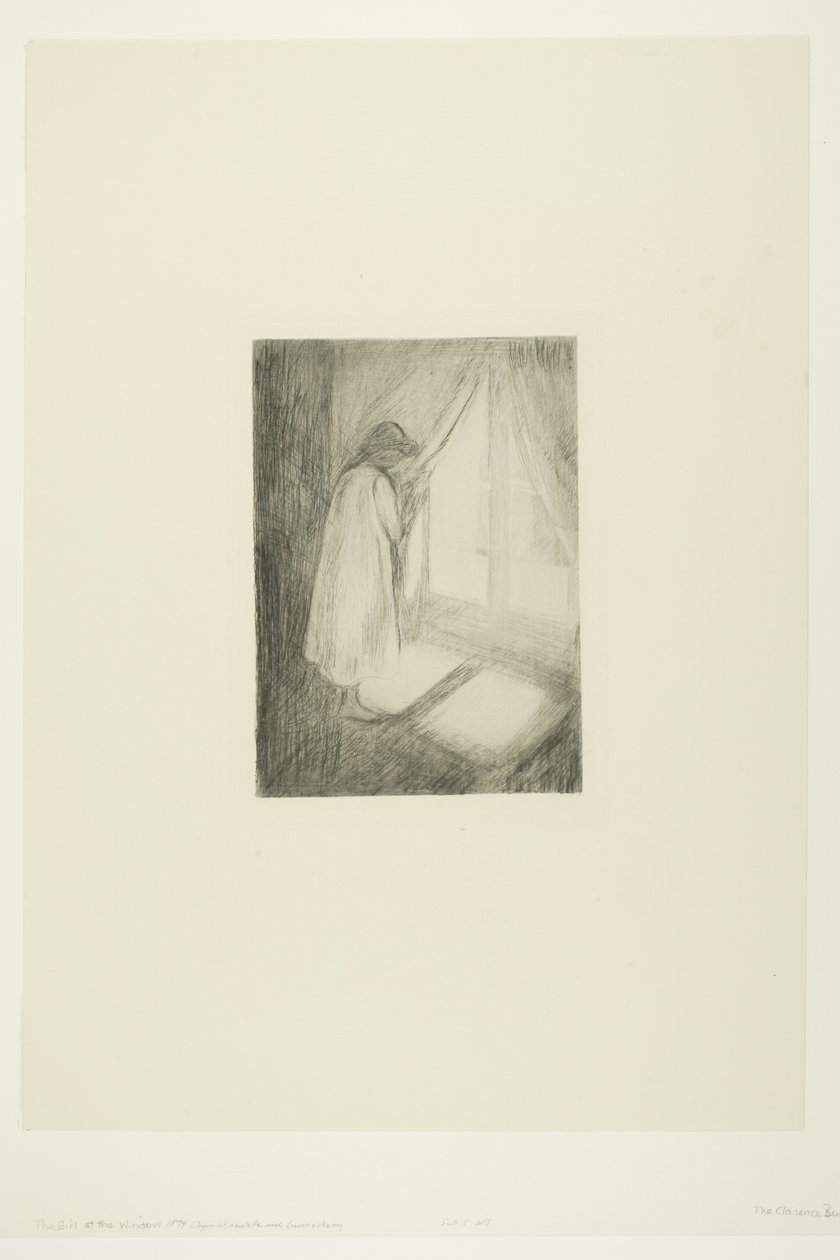 Tyttö ikkunassa tekijältä Edvard Munch