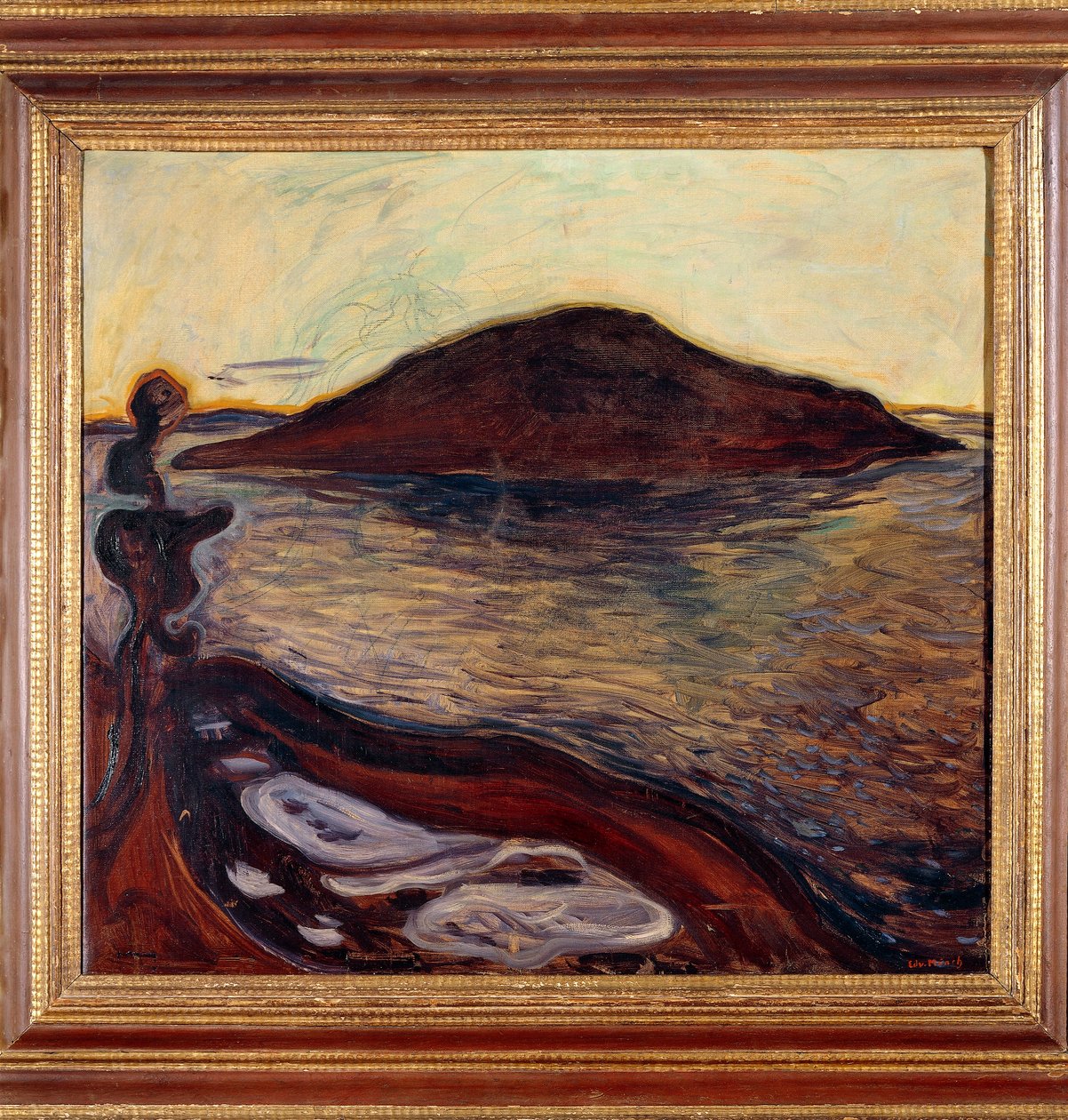 Saari (öljy kankaalle) tekijältä Edvard Munch