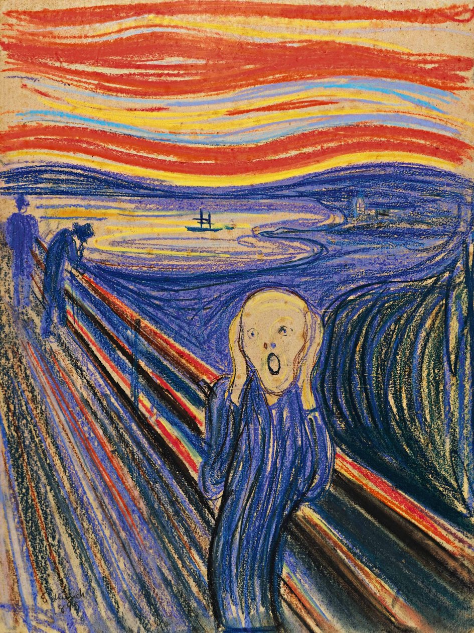 Huuto, 1895 tekijältä Edvard Munch