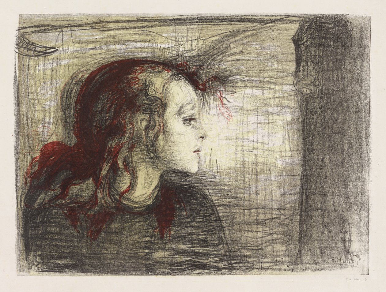 Sairas lapsi I tekijältä Edvard Munch