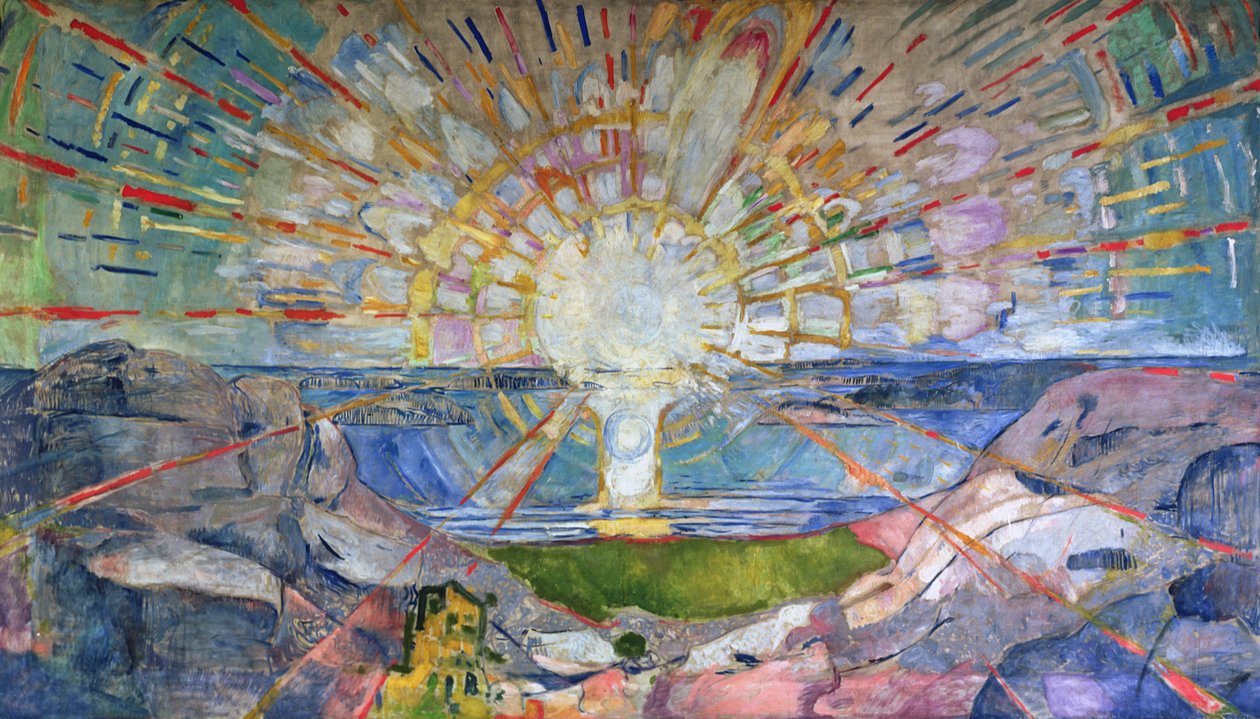 Aurinko tekijältä Edvard Munch
