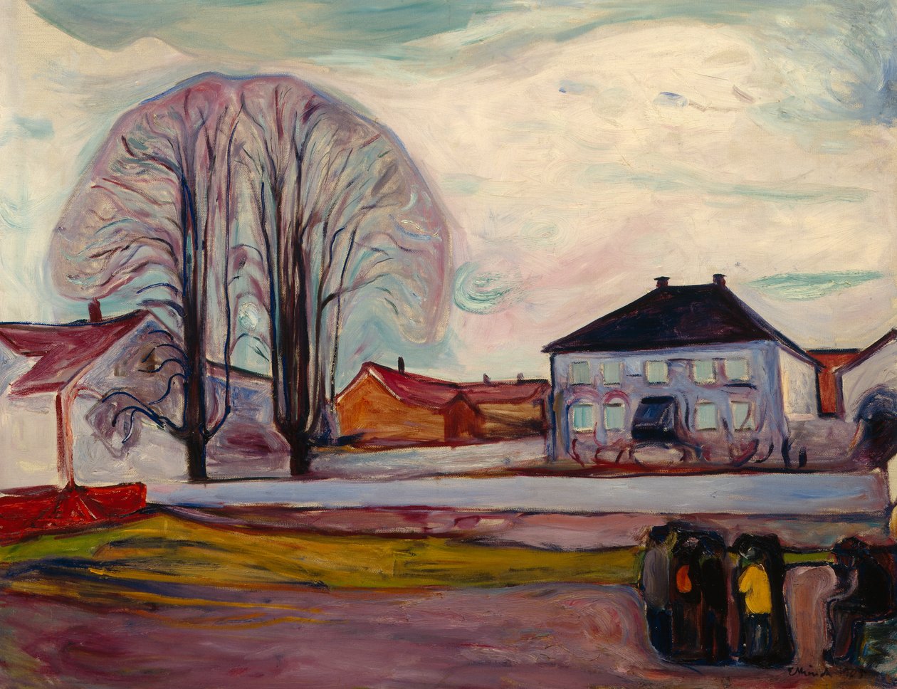 Talo rannalla tekijältä Edvard Munch
