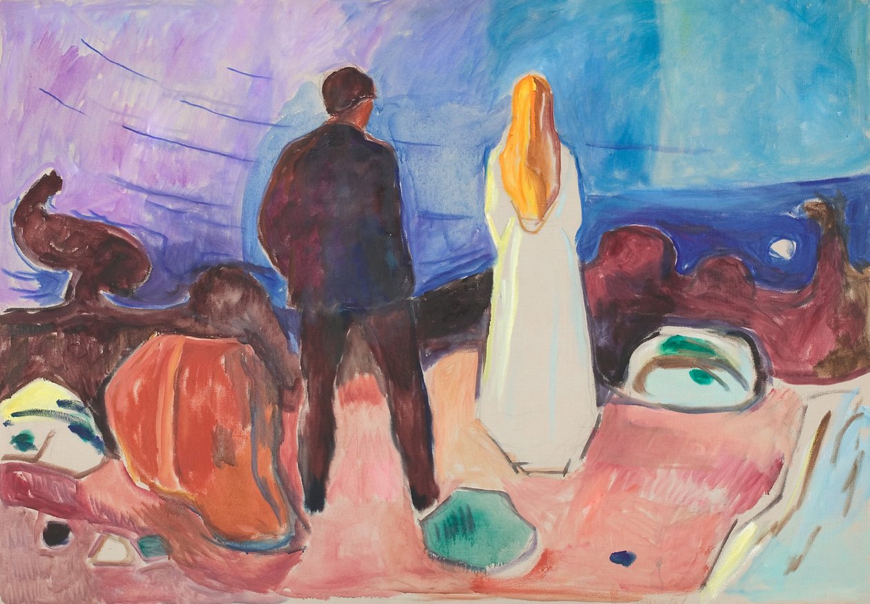 Kaksi Ihmisolentoa. Yksinäiset tekijältä Edvard Munch
