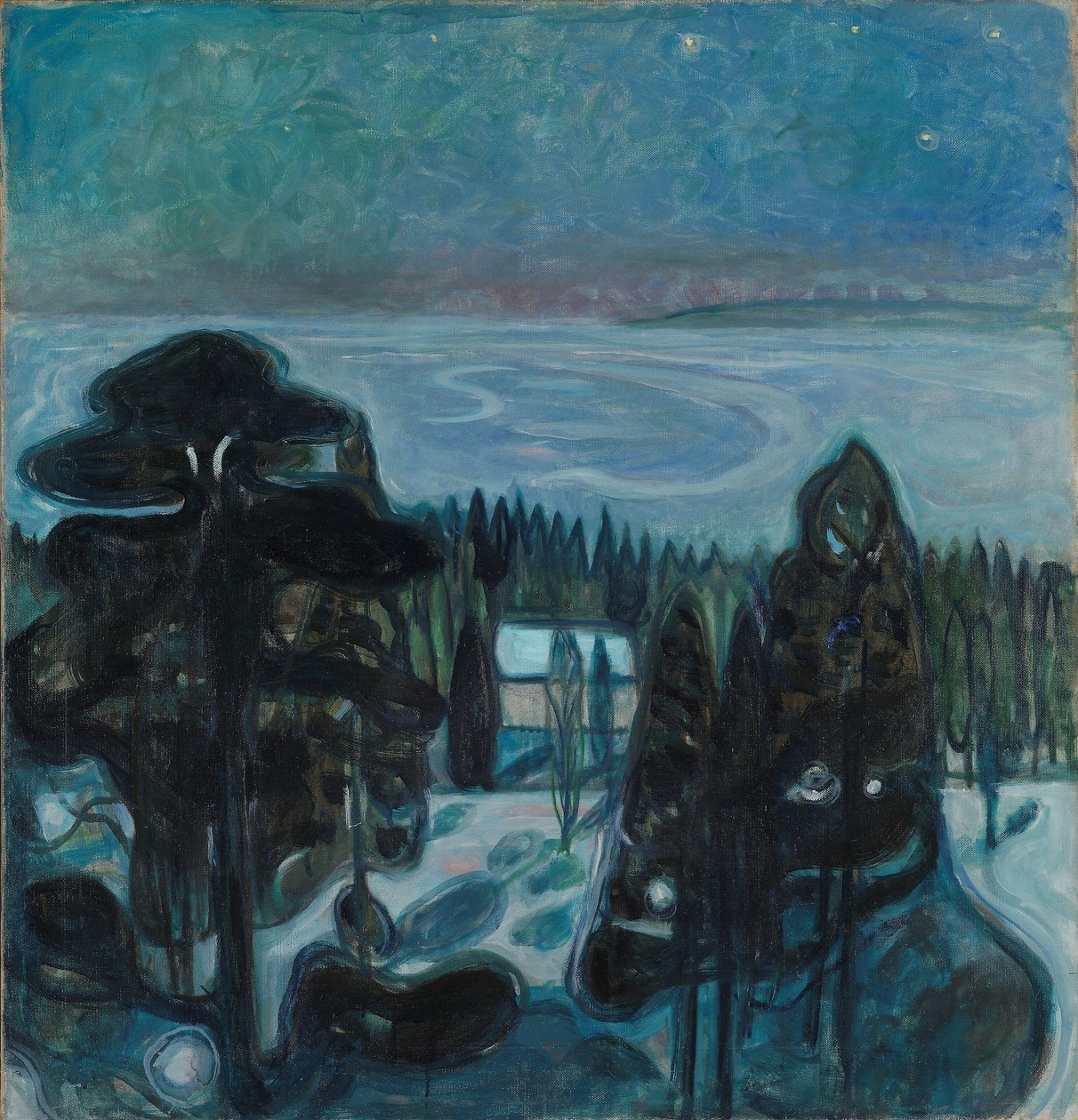 valkoinen yö tekijältä Edvard Munch