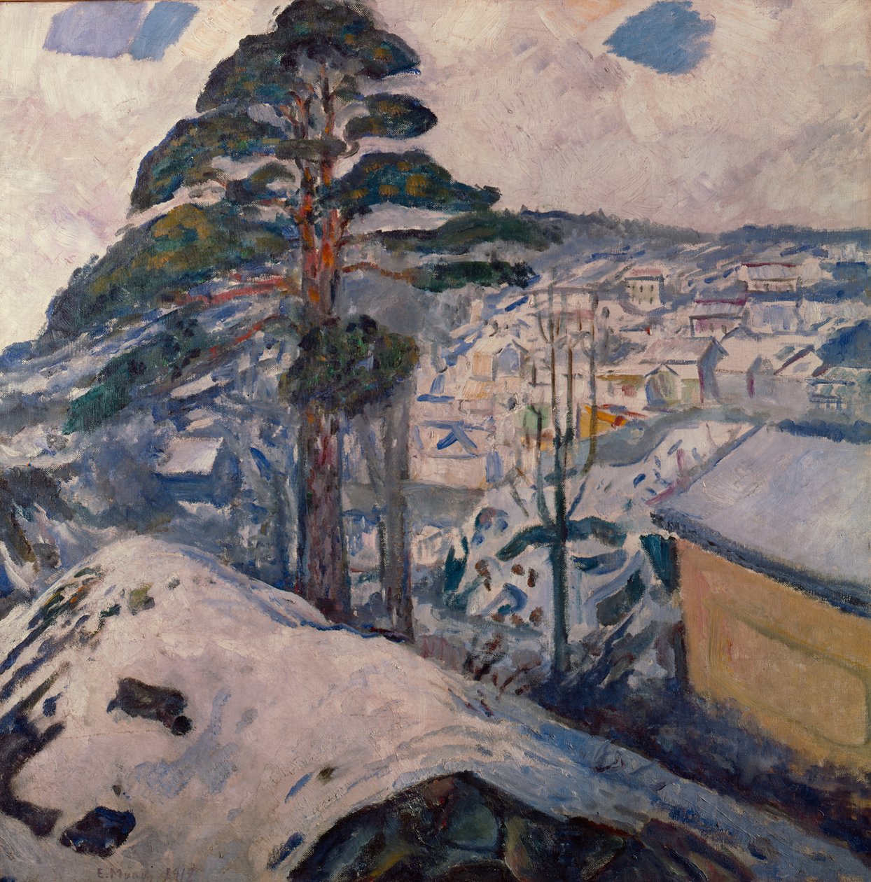 Talvi Kragerøssä tekijältä Edvard Munch