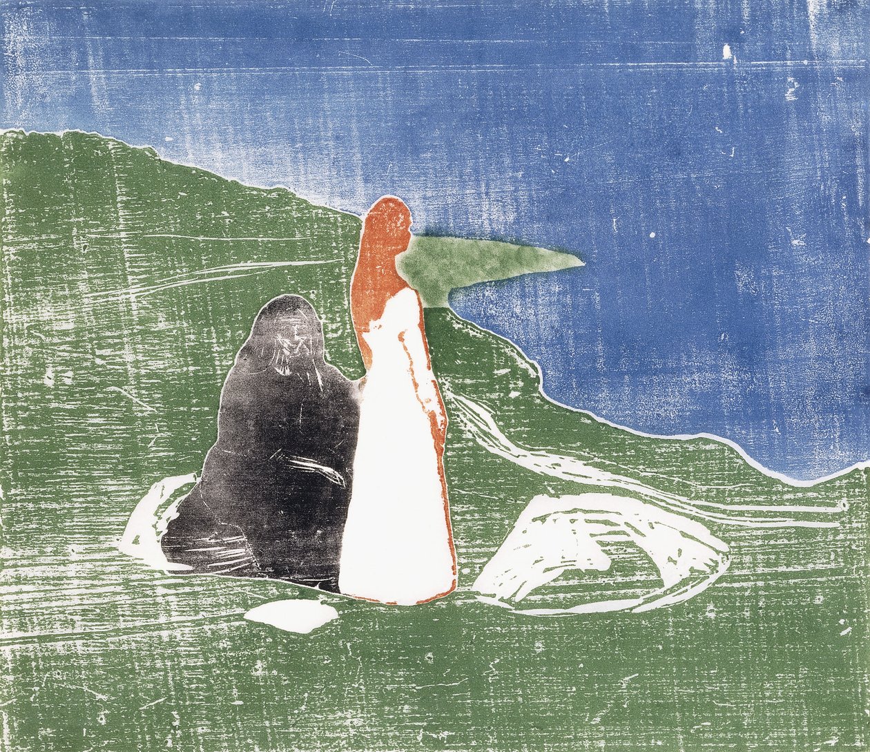 Naiset meren rannalla tekijältä Edvard Munch