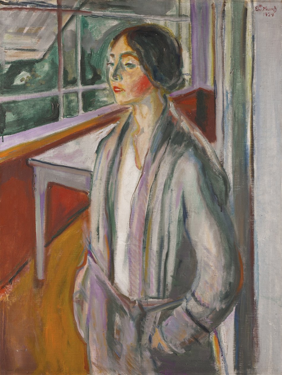 Nuori nainen verannalla tekijältä Edvard Munch
