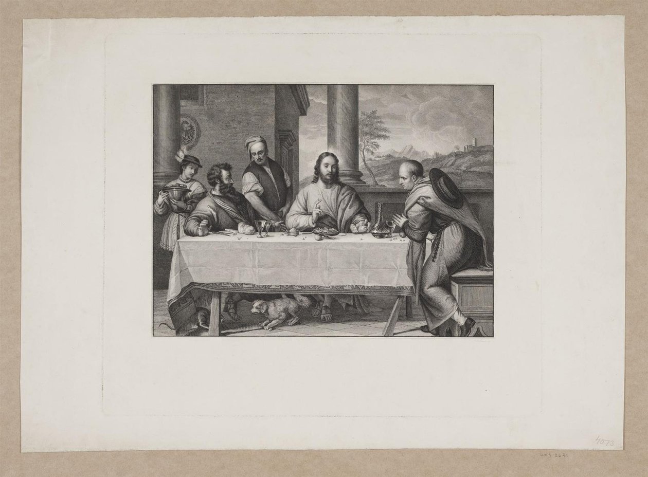 Kristus i Emmaus tekijältä Edvard Sonne