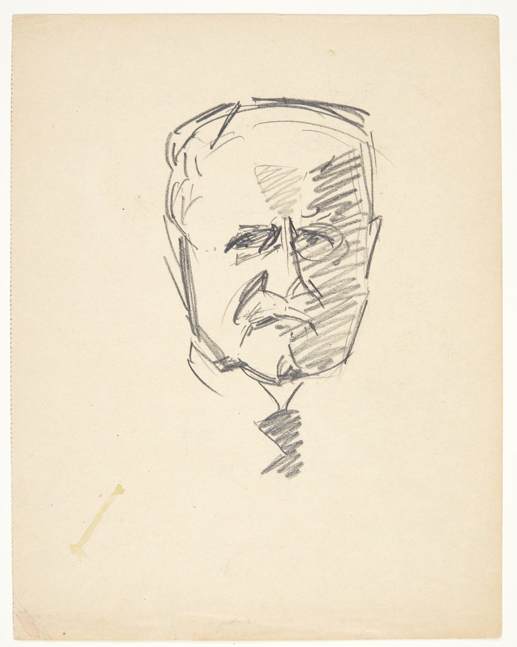 Tutkimus muotokuvaa varten dr.med. Carl Lorentzen (1860-1932) tekijältä Edvard Weie